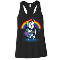 Gym Unicorn Weightlifting Women's Racerback Tank