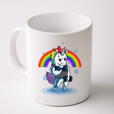 Gym Unicorn Weightlifting Coffee Mug