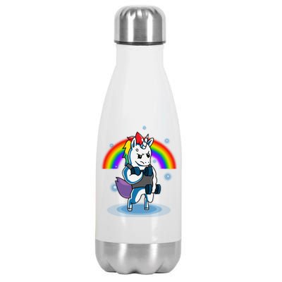 Gym Unicorn Weightlifting Stainless Steel Insulated Water Bottle