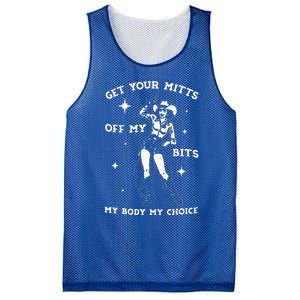 Get Your Mitts Off My Bits My Body My Choice Mesh Reversible Basketball Jersey Tank