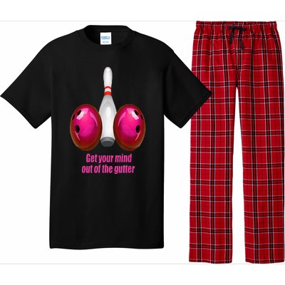 Get Your Mind Out Of The Gutter Funny Bowling Pajama Set