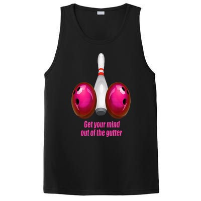 Get Your Mind Out Of The Gutter Funny Bowling PosiCharge Competitor Tank