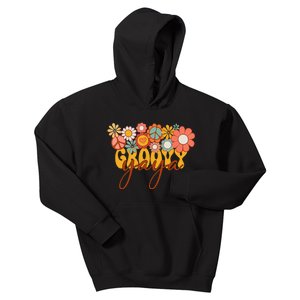 Groovy Yaya Matching Family Baby Shower gift Mother's Day Kids Hoodie