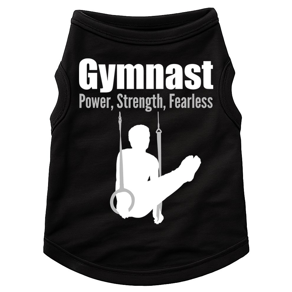 Gymnast Power Strength Fearless Doggie Tank
