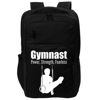 Gymnast Power Strength Fearless Impact Tech Backpack