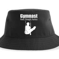 Gymnast Power Strength Fearless Sustainable Bucket Hat