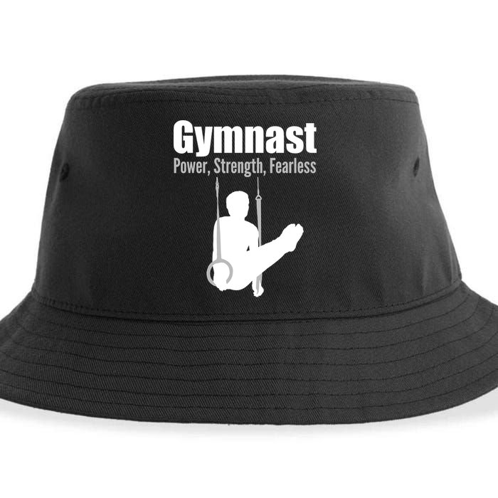 Gymnast Power Strength Fearless Sustainable Bucket Hat