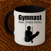 Gymnast Power Strength Fearless Mug