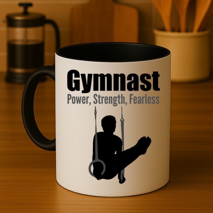 Gymnast Power Strength Fearless Mug