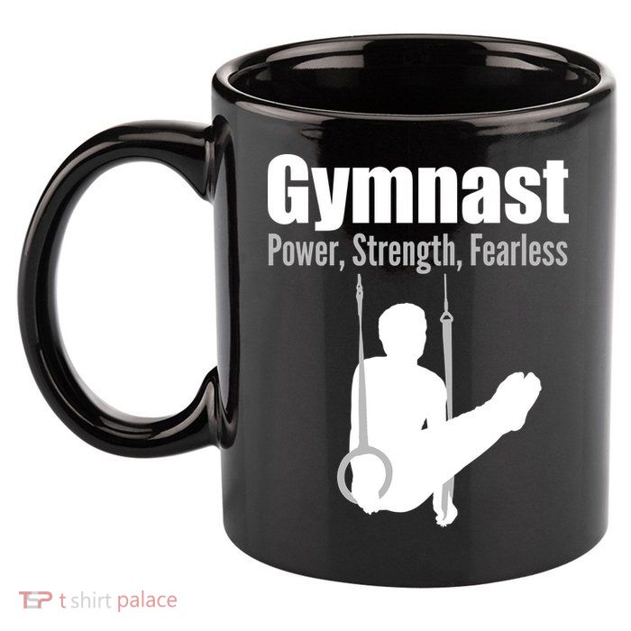 Gymnast Power Strength Fearless 11oz C Handle Ceramic Mug