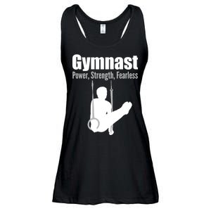 Gymnast Power Strength Fearless Ladies Essential Flowy Tank