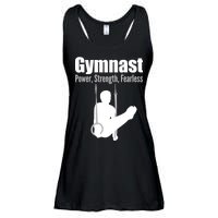 Gymnast Power Strength Fearless Ladies Essential Flowy Tank