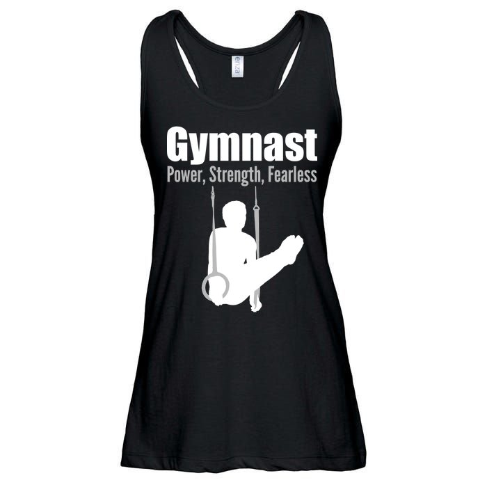 Gymnast Power Strength Fearless Ladies Essential Flowy Tank