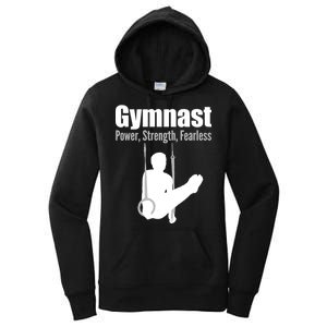 Gymnast Power Strength Fearless Women's Pullover Hoodie