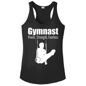 Gymnast Power Strength Fearless Ladies PosiCharge Competitor Racerback Tank