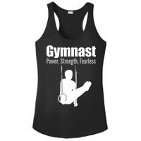 Gymnast Power Strength Fearless Ladies PosiCharge Competitor Racerback Tank