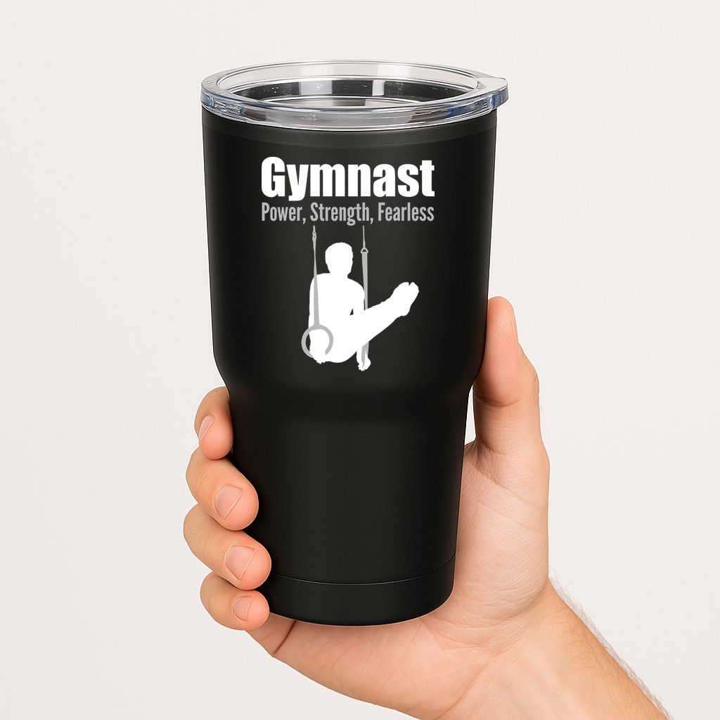 Gymnast Power Strength Fearless Tumbler