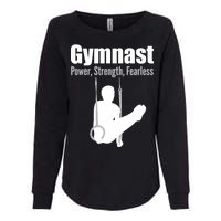 Gymnast Power Strength Fearless Womens California Wash Sweatshirt