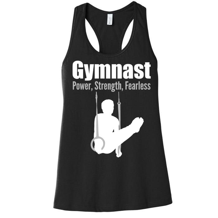 Gymnast Power Strength Fearless Women's Racerback Tank