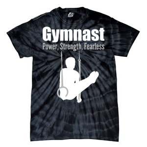 Gymnast Power Strength Fearless Tie-Dye T-Shirt