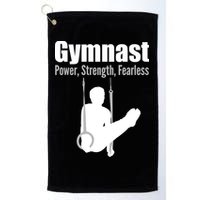 Gymnast Power Strength Fearless Golf Towel