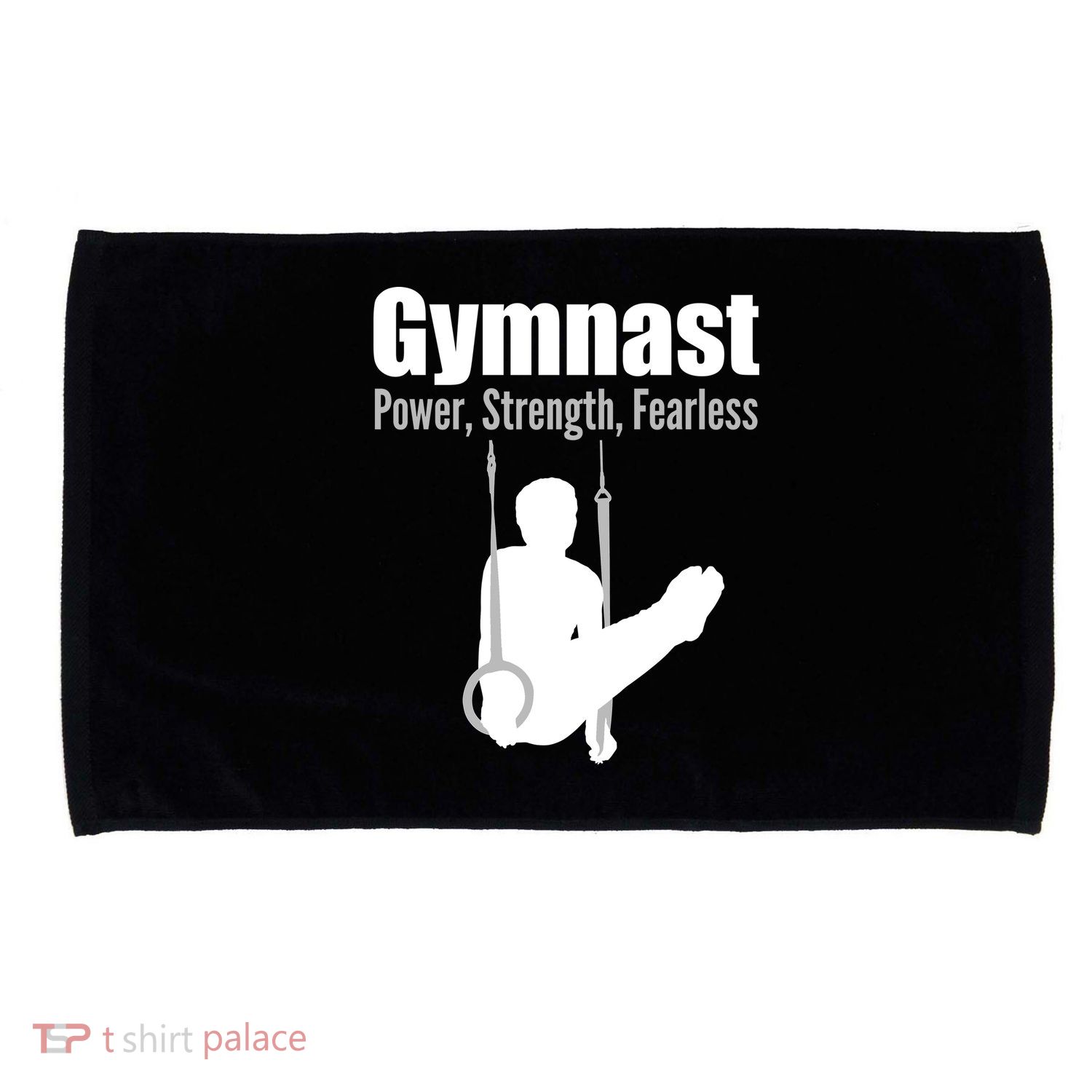 Gymnast Power Strength Fearless Microfiber Hand Towel