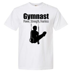 Gymnast Power Strength Fearless Garment-Dyed Heavyweight T-Shirt