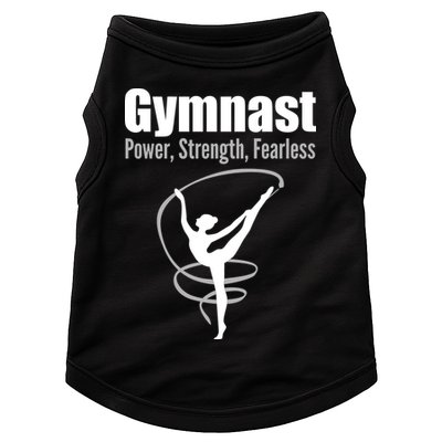 Gymnast Power Strength Fearless Rhythmic Gymnastics Doggie Tank
