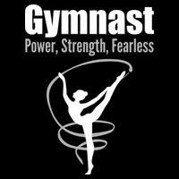 Gymnast Power Strength Fearless Rhythmic Gymnastics Hoodie