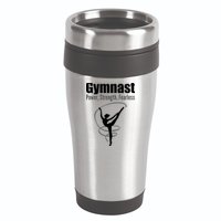 Gymnast Power Strength Fearless Rhythmic Gymnastics 16oz Travel Tumbler