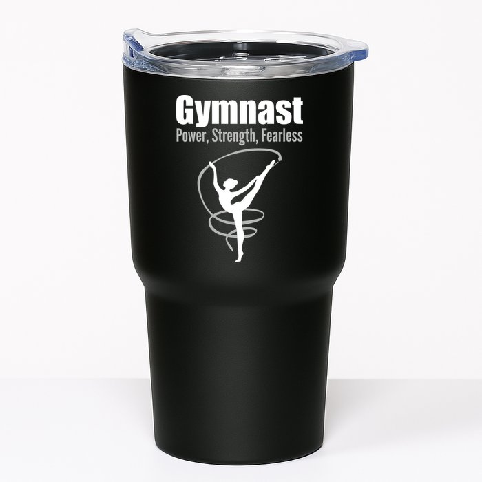 Gymnast Power Strength Fearless Rhythmic Gymnastics Tumbler