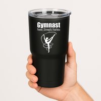 Gymnast Power Strength Fearless Rhythmic Gymnastics Tumbler