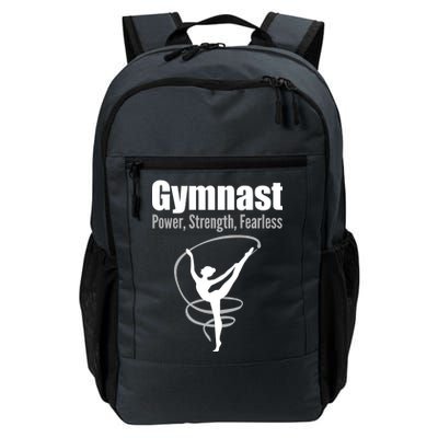 Gymnast Power Strength Fearless Rhythmic Gymnastics Daily Commute Backpack