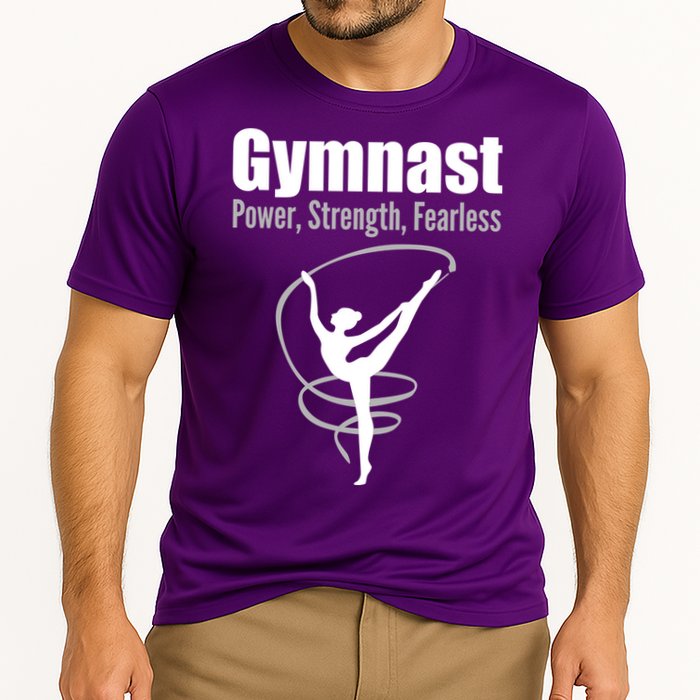 Gymnast Power Strength Fearless Rhythmic Gymnastics Performance Shirt