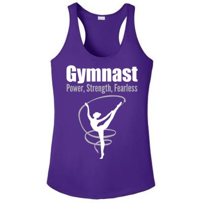 Gymnast Power Strength Fearless Rhythmic Gymnastics Ladies PosiCharge Competitor Racerback Tank