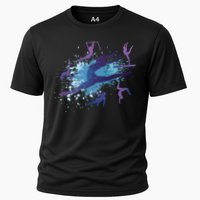 Gymnast Silhouettes  Cooling Performance Crew T-Shirt