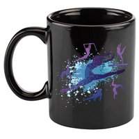 Gymnast Silhouettes  11oz C Handle Ceramic Mug