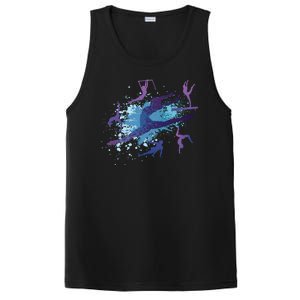 Gymnast Silhouettes  PosiCharge Competitor Tank