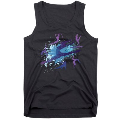 Gymnast Silhouettes  Tank Top