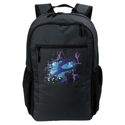 Gymnast Silhouettes  Daily Commute Backpack