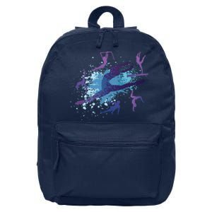 Gymnast Silhouettes  16 in Basic Backpack