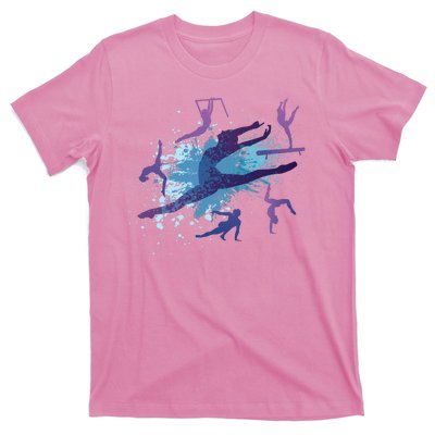 Gymnast Silhouettes  T-Shirt