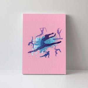 Gymnast Silhouettes  Canvas