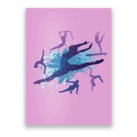 Gymnast Silhouettes  Poster