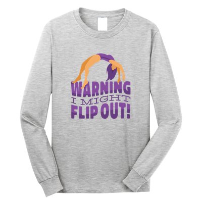 Gymnast Warning Long Sleeve Shirt
