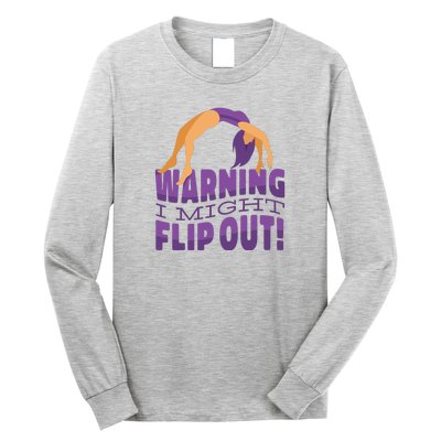 Gymnast Warning Long Sleeve Shirt