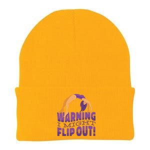 Gymnast Warning Knit Cap Winter Beanie