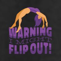 Gymnast Warning Garment-Dyed Heavyweight T-Shirt