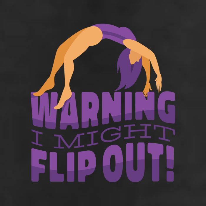 Gymnast Warning Garment-Dyed Heavyweight T-Shirt