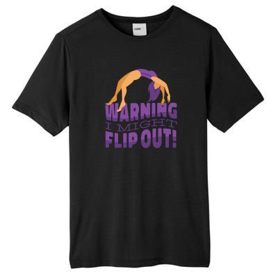 Gymnast Warning Tall Fusion ChromaSoft Performance T-Shirt